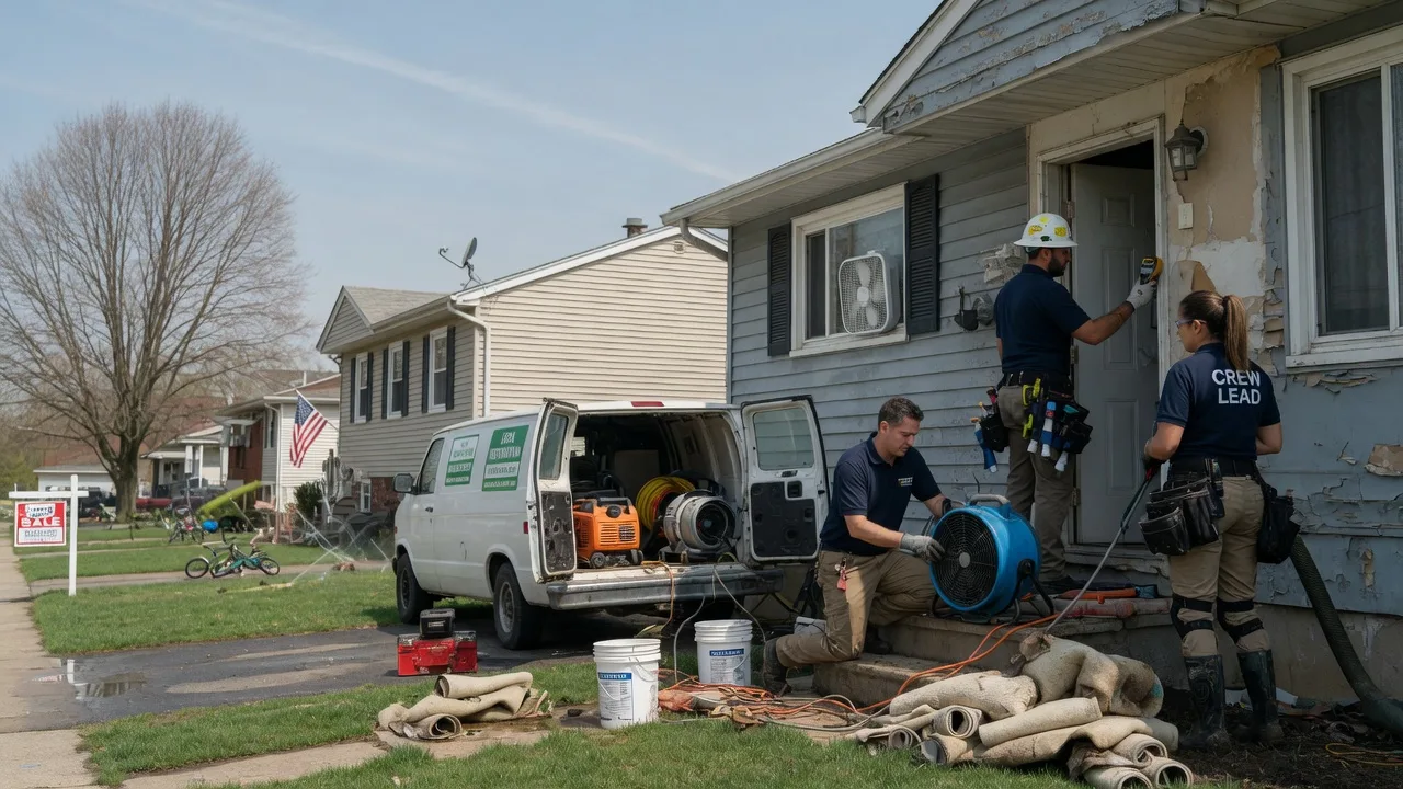 Flood Cleanup in Linwood, MI near me